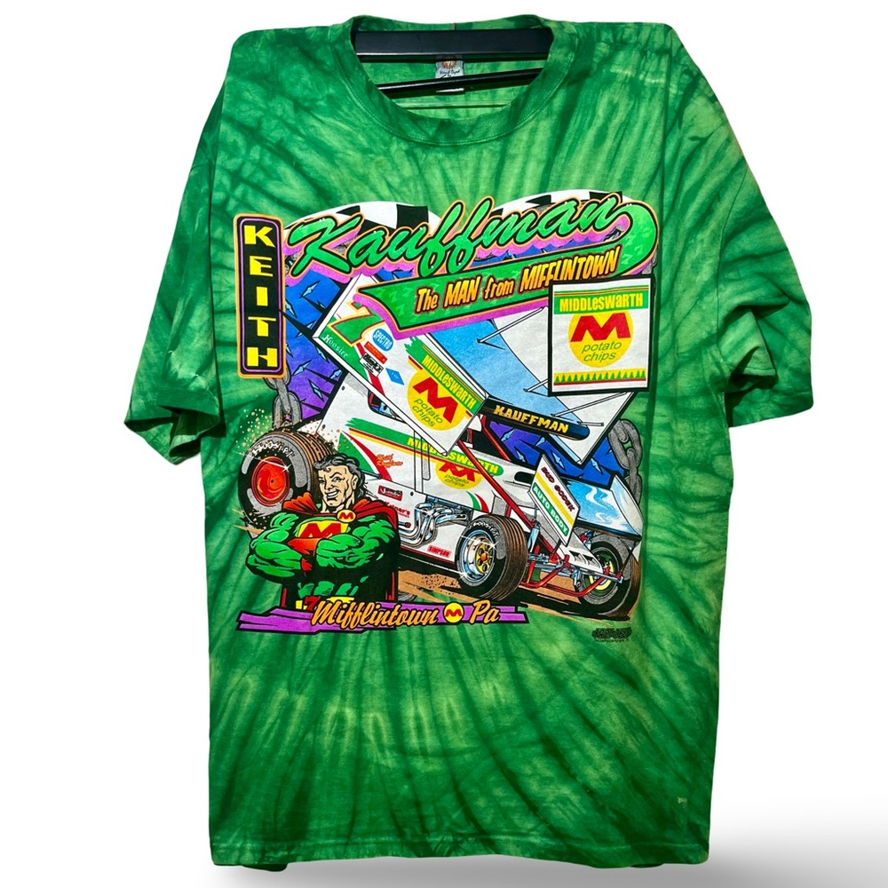 Vintage Middleswarth Tie-Dye Racing tee